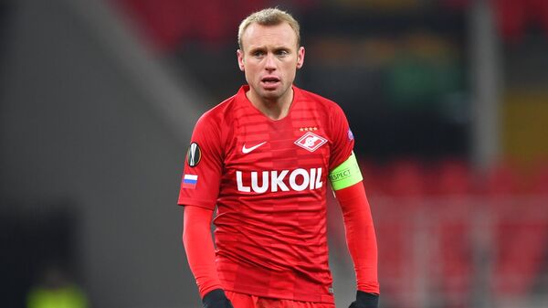 Хавбек Спартака Денис Глушаков Хавбек Спартака Денис Глушаков