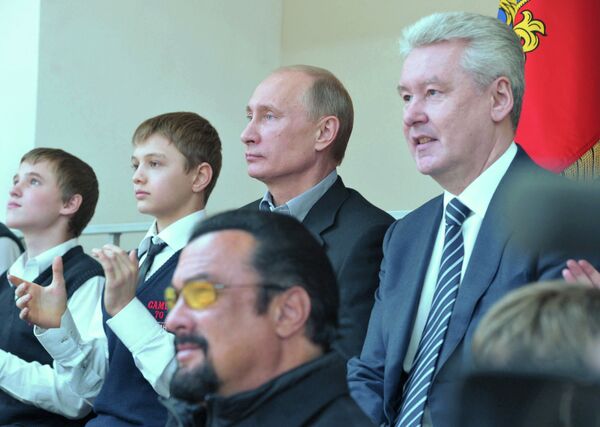 В.Путин посетил центр образования Самбо-70 В.Путин посетил центр образования Самбо-70
