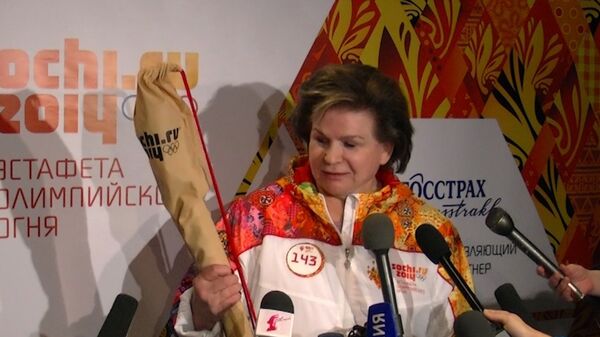 Я самый счастливый человек - Терешкова об участии в эстафете огня в Ярославле Я самый счастливый человек - Терешкова об участии в эстафете огня в Ярославле