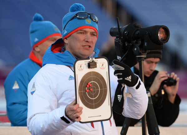 Тренер российской мужской сборной по биатлону Сергей Коновалов Тренер российской мужской сборной по биатлону Сергей Коновалов