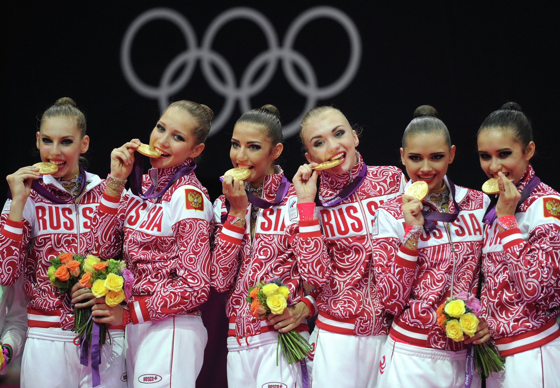ОИ - 2012. Художественная гимнастика. Группы. Финал ОИ - 2012. Художественная гимнастика. Группы. Финал - РИА Новости, 1920, 10.11.2020