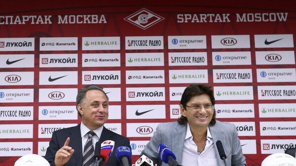 Виталий Мутко (слева) и Леонид Федун Виталий Мутко (слева) и Леонид Федун