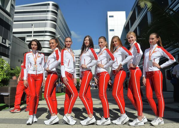 Промо-модели команды Феррари Промо-модели команды Феррари