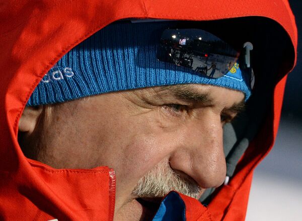 Старший тренер мужской сборной России по биатлону Александр Касперович Старший тренер мужской сборной России по биатлону Александр Касперович